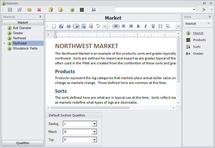 Assisi Markets and Timber Valuation