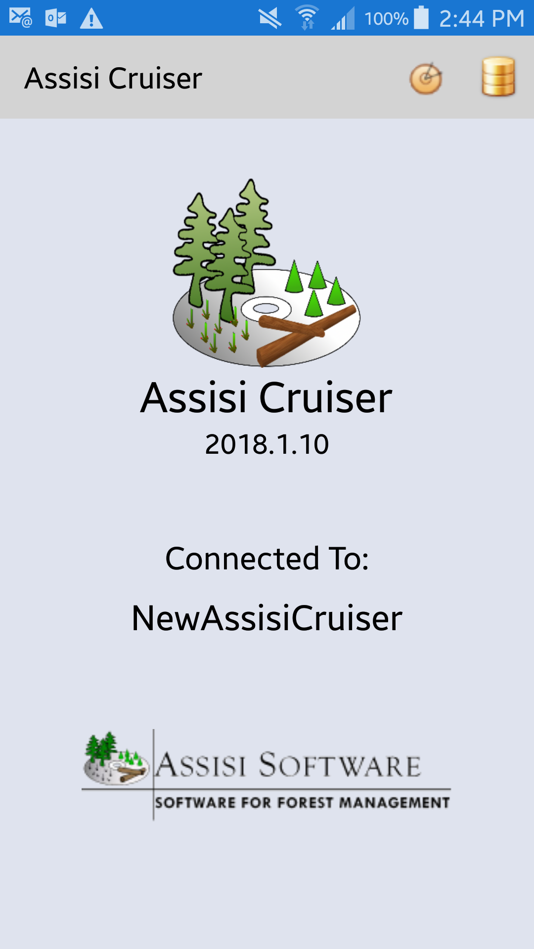 Assisi Cruiser Opening Screen