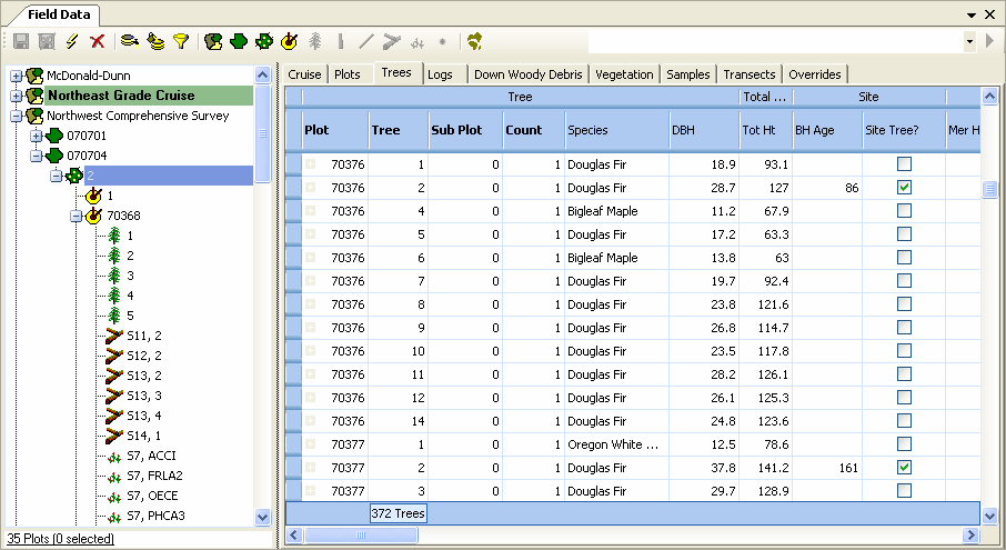 Field and Inventory Data Editing in Assisi Manager 2010